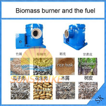Ahorrar energía biomasa quemador de aserrín utilizado para la fuente de calor